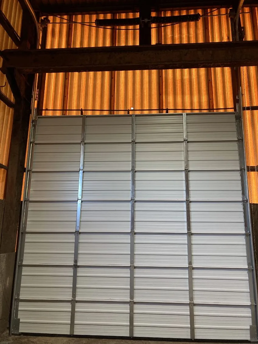 Large commercial barn door installation completed